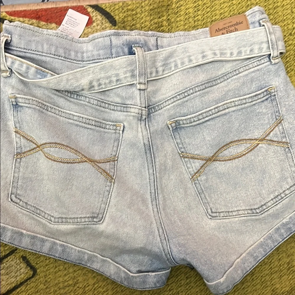 Blue Denim Women Shorts size: 28